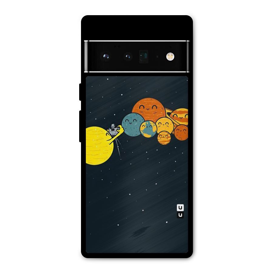 Planet Family Metal Back Case for Google Pixel 6 Pro