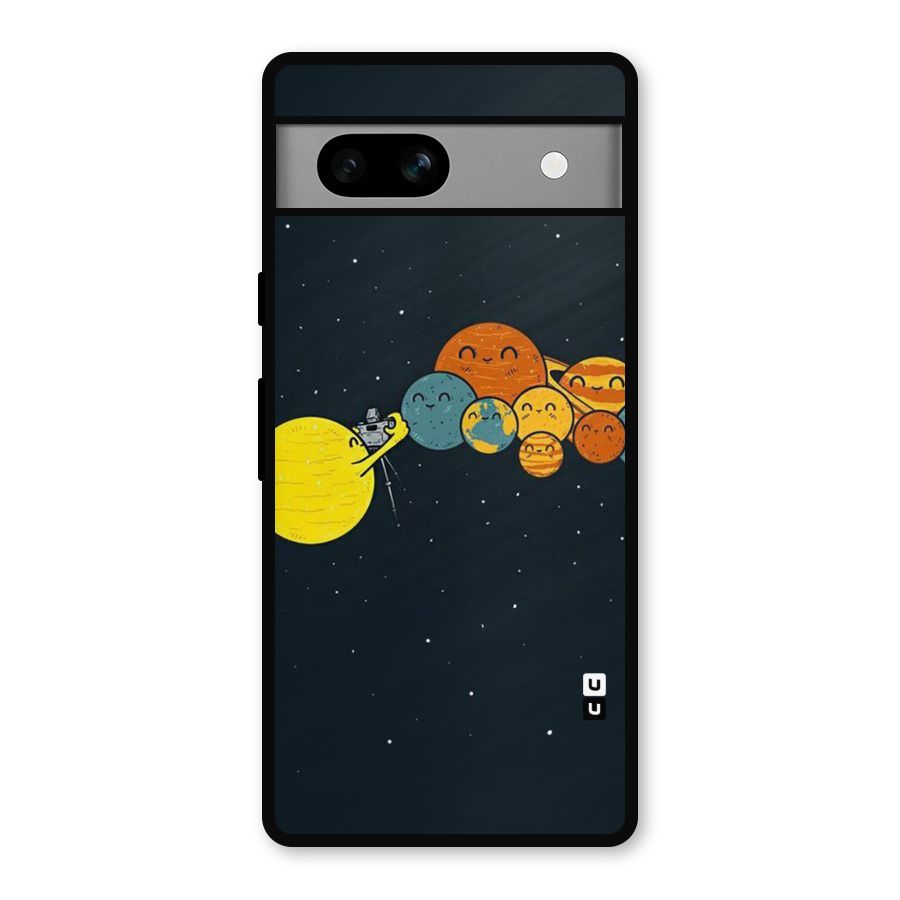 Planet Family Metal Back Case for Google Pixel 7a