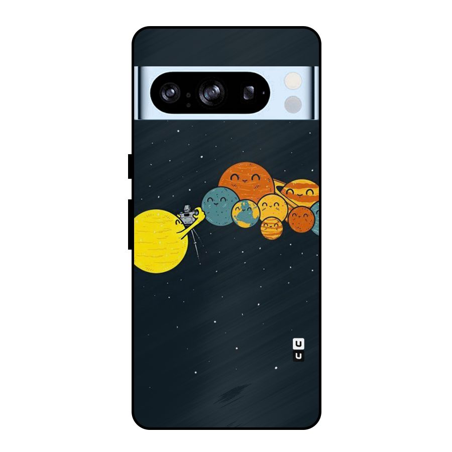 Planet Family Metal Back Case for Google Pixel 8 Pro