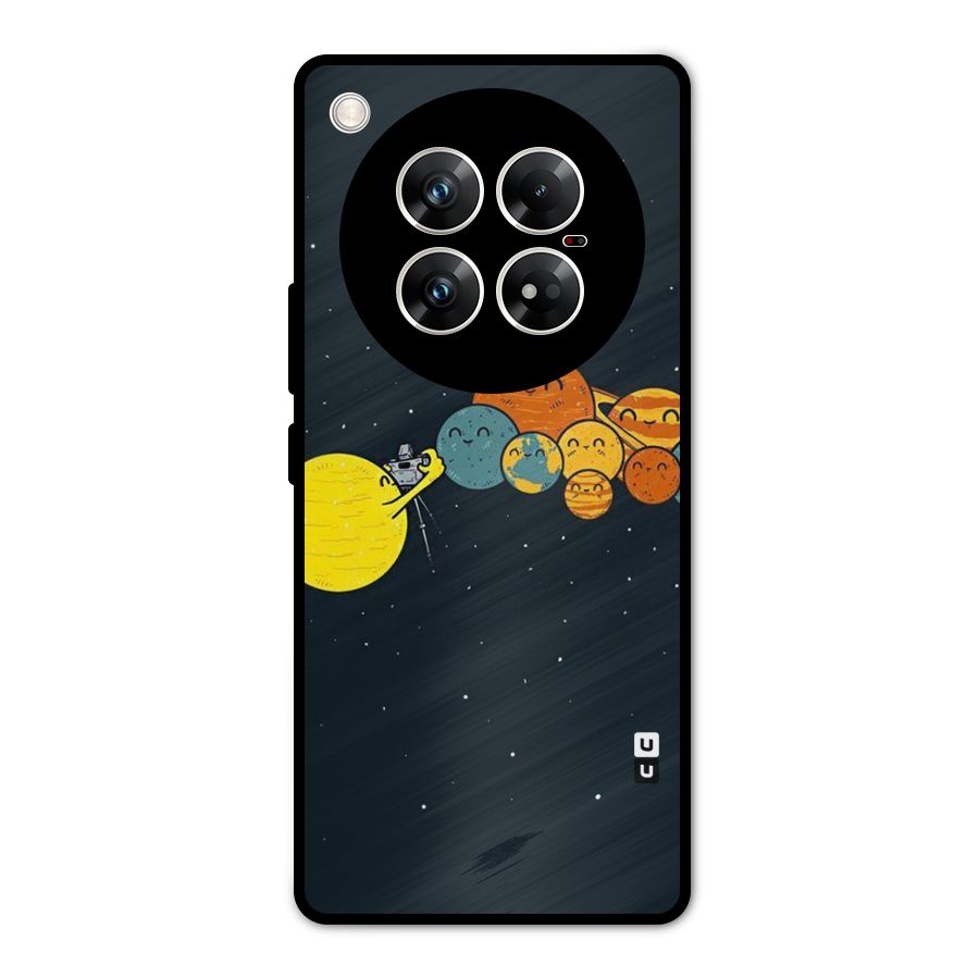 Planet Family Metal Back Case for Infinix Zero 40 5G