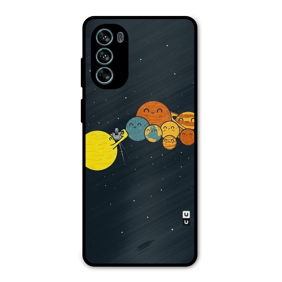Planet Family Metal Back Case for Moto G62