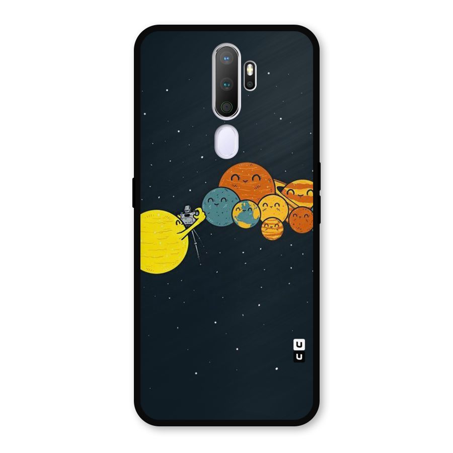 Planet Family Metal Back Case for Oppo A9 (2020)