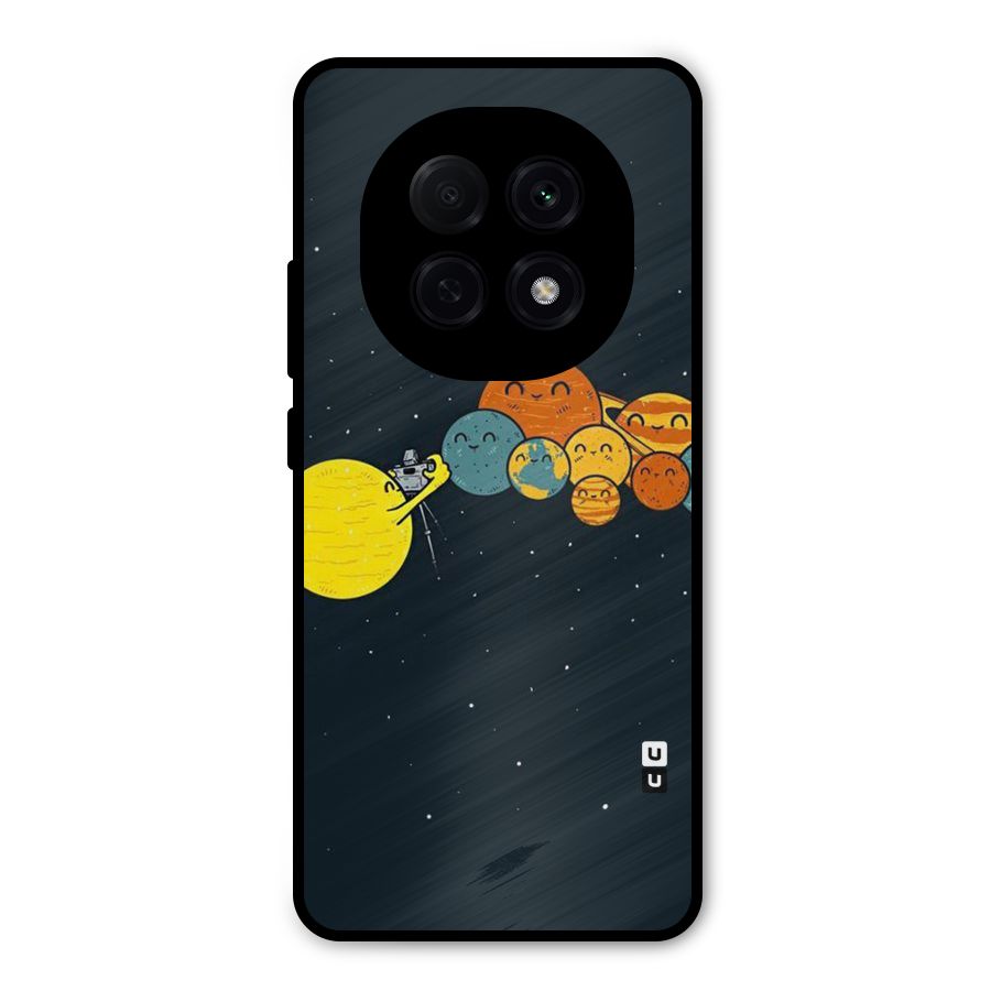 Planet Family Metal Back Case for Oppo F29 Pro