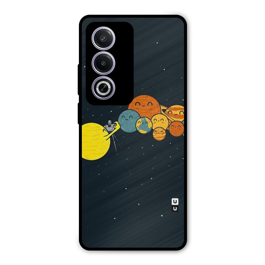 Planet Family Metal Back Case for Oppo K12x