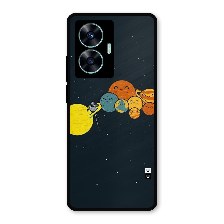 Planet Family Metal Back Case for Realme C55