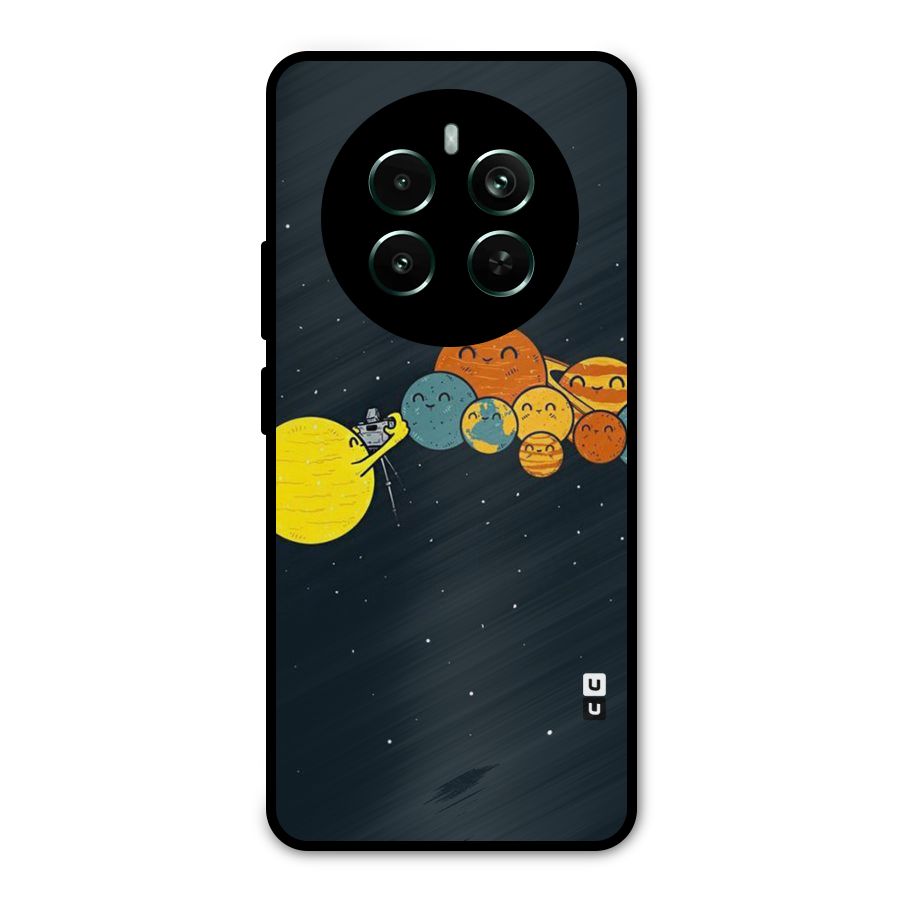 Planet Family Metal Back Case for Realme Narzo 70 Pro
