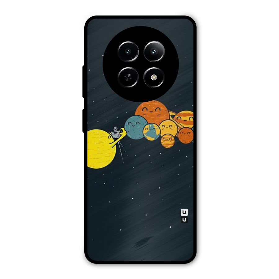 Planet Family Metal Back Case for Realme Narzo N65
