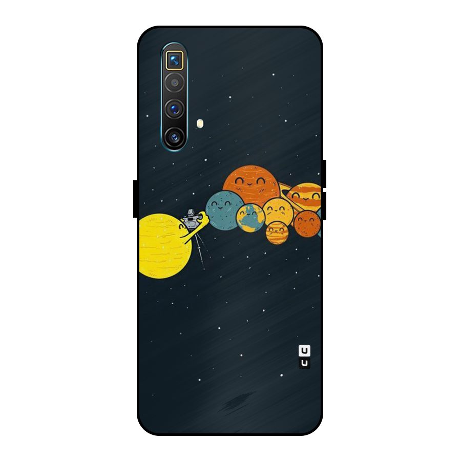 Planet Family Metal Back Case for Realme X3 SuperZoom