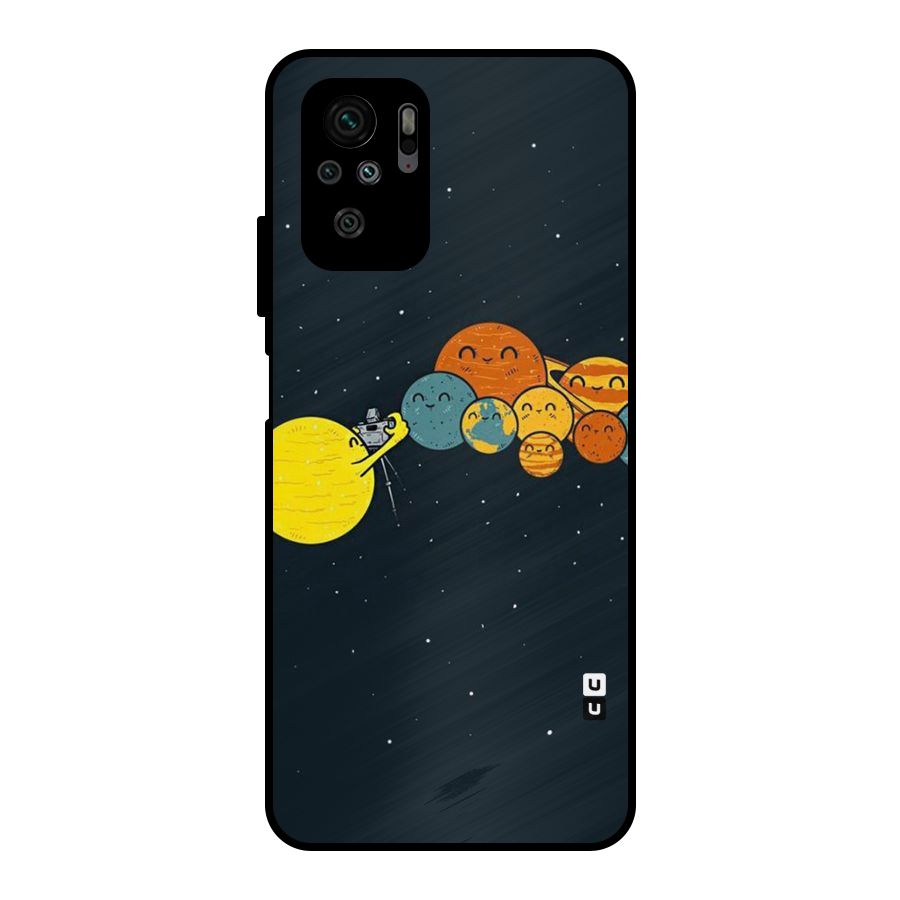 Planet Family Metal Back Case for Redmi Note 10S
