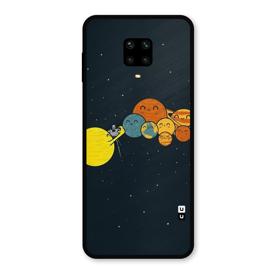 Planet Family Metal Back Case for Redmi Note 9 Pro Max