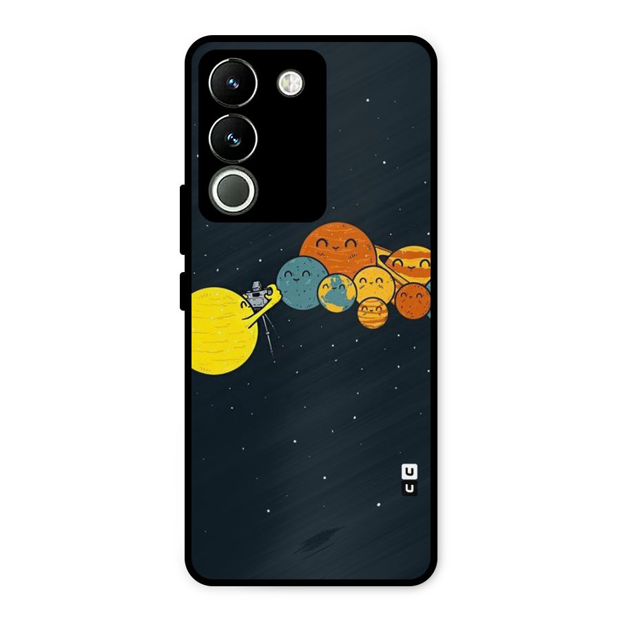 Planet Family Metal Back Case for Vivo Y200