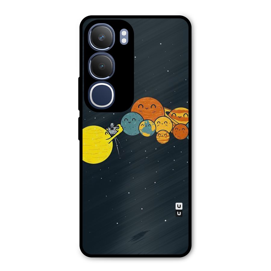 Planet Family Metal Back Case for Vivo Y29