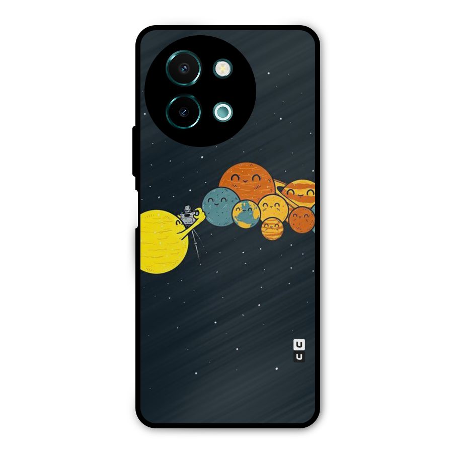 Planet Family Metal Back Case for Vivo Y58