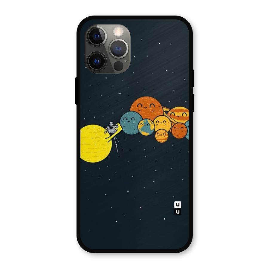 Planet Family Metal Back Case for iPhone 12 Pro