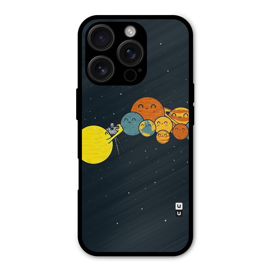 Planet Family Metal Back Case for iPhone 16 Pro
