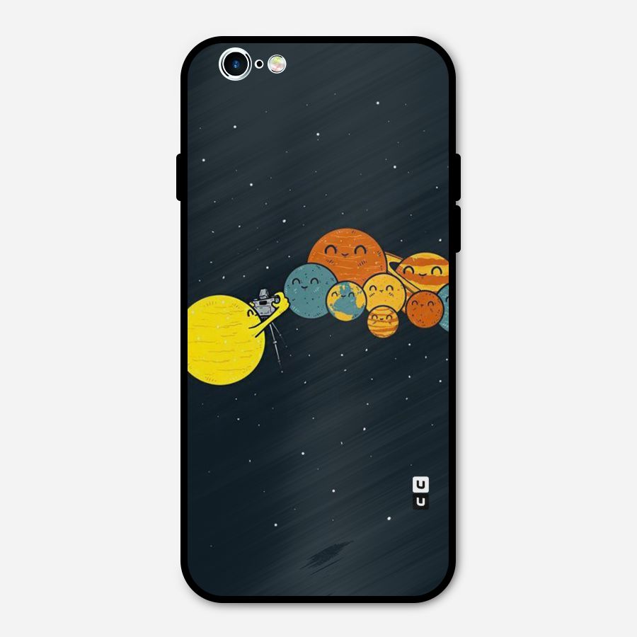 Planet Family Metal Back Case for iPhone 6 6s