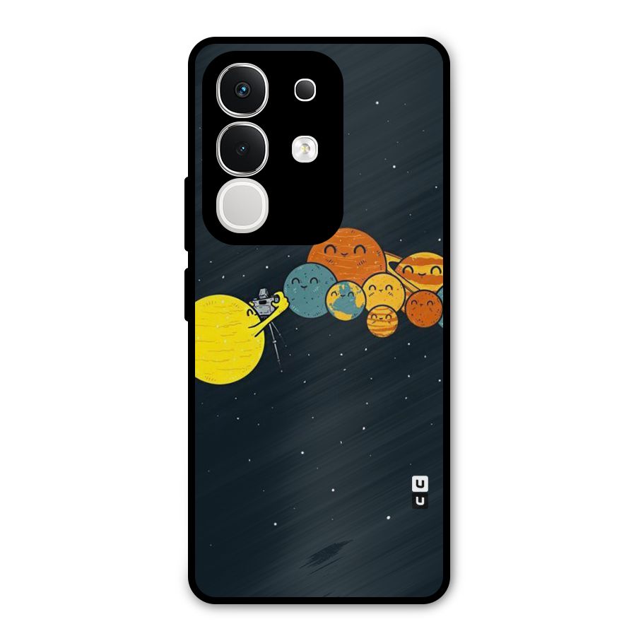 Planet Family Metal Back Case for iQOO Z10x