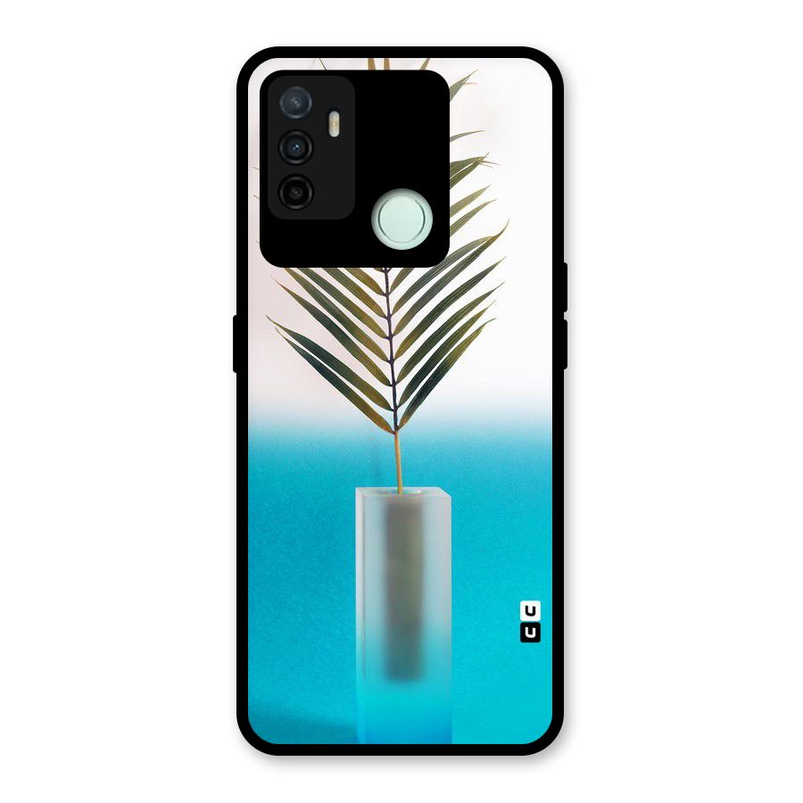 Plant Home Art Glass Back Case for Oppo A53