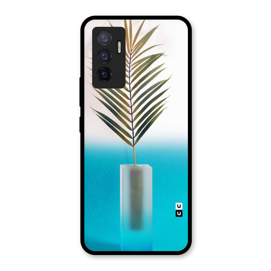 Plant Home Art Glass Back Case for Vivo V23e