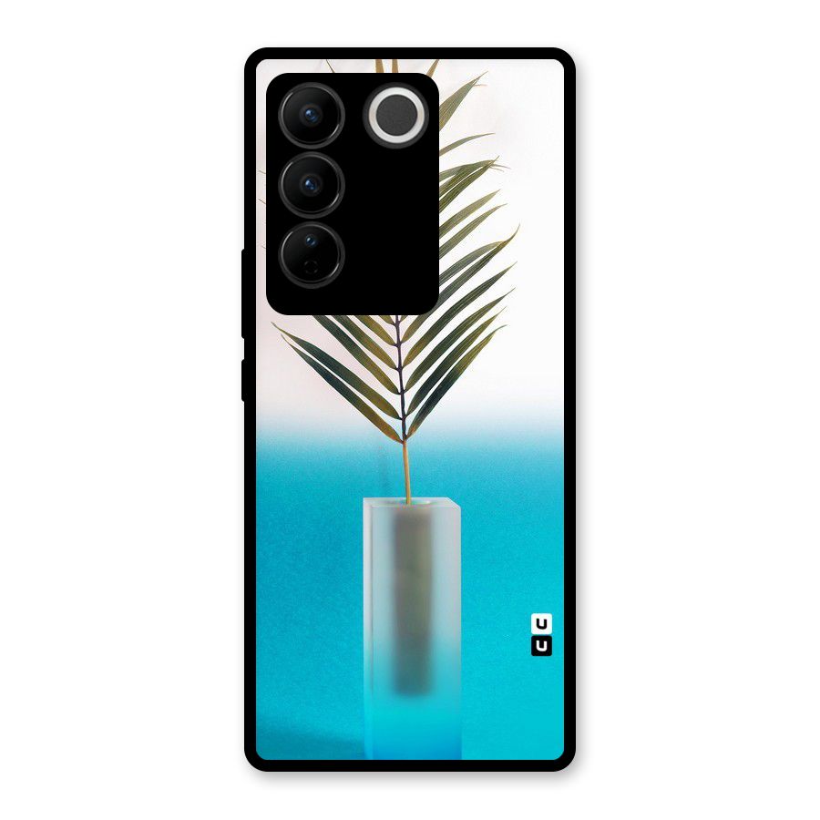 Plant Home Art Glass Back Case for Vivo V27
