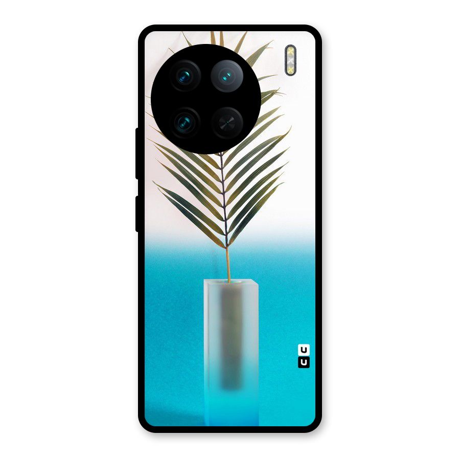 Plant Home Art Glass Back Case for Vivo X90 Pro
