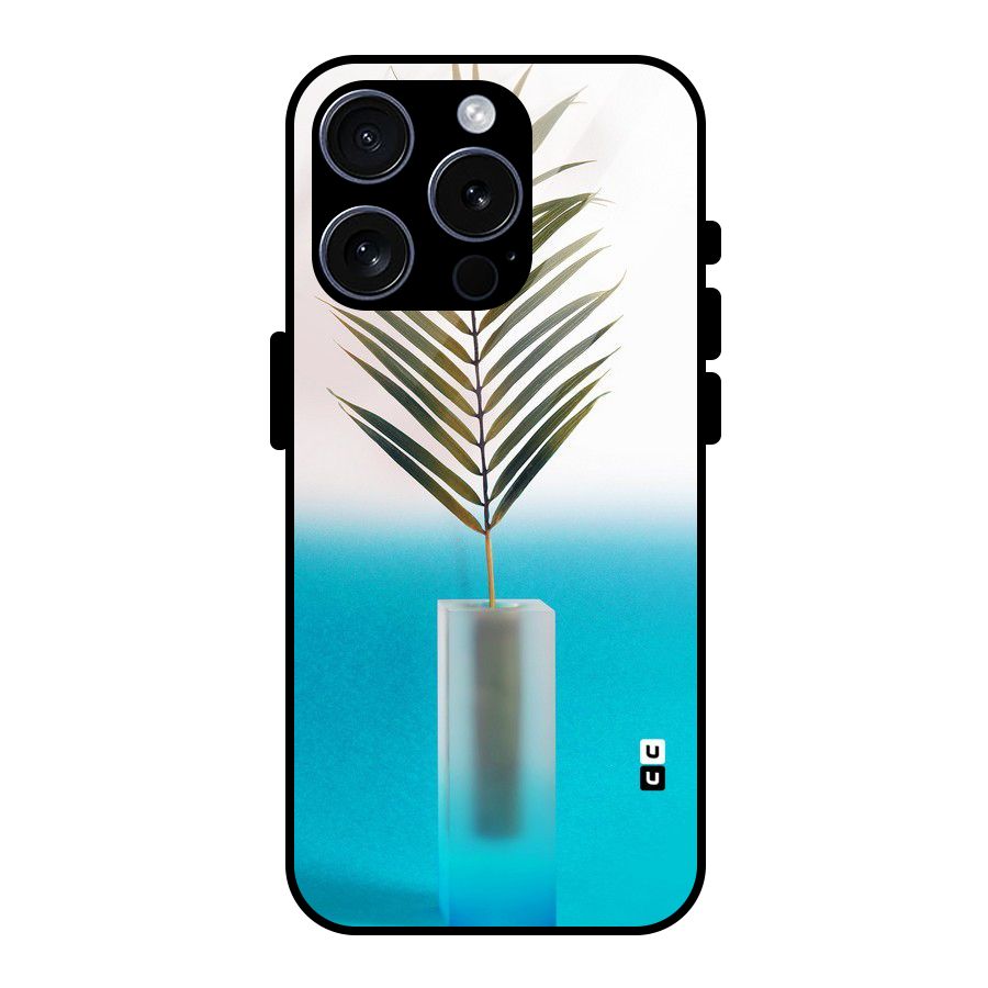 Plant Home Art Glass Back Case for iPhone 15 Pro