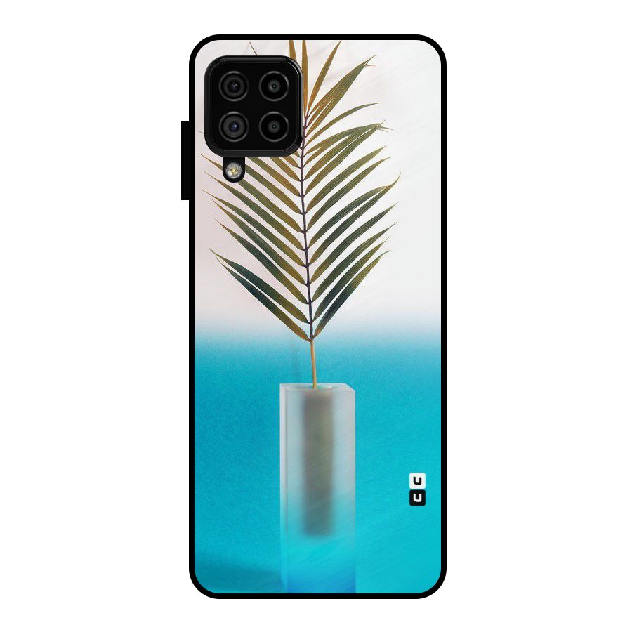 Plant Home Art Metal Back Case for Galaxy A22 4G