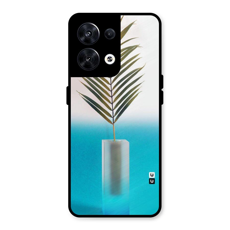 Plant Home Art Metal Back Case for Oppo Reno8 5G