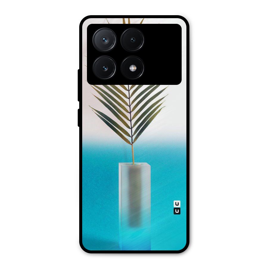 Plant Home Art Metal Back Case for Poco X6 Pro