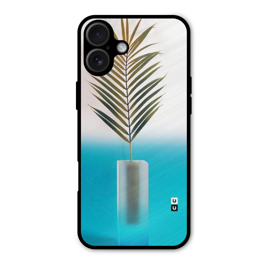 Plant Home Art Metal Back Case for iPhone 16 Plus