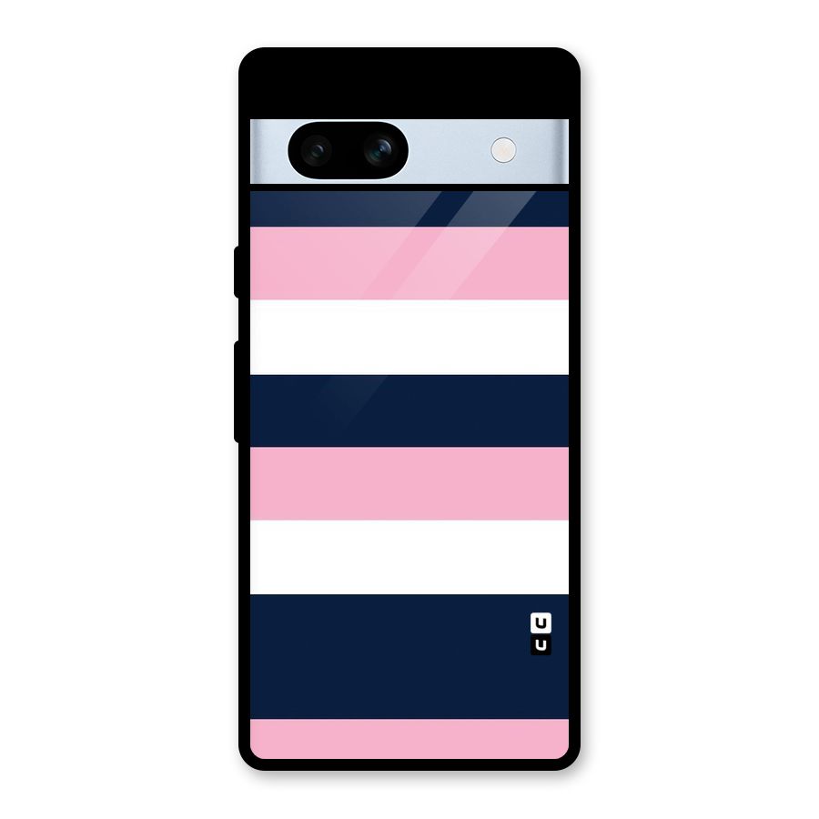 Play In Pastels Glass Back Case for Google Pixel 7a