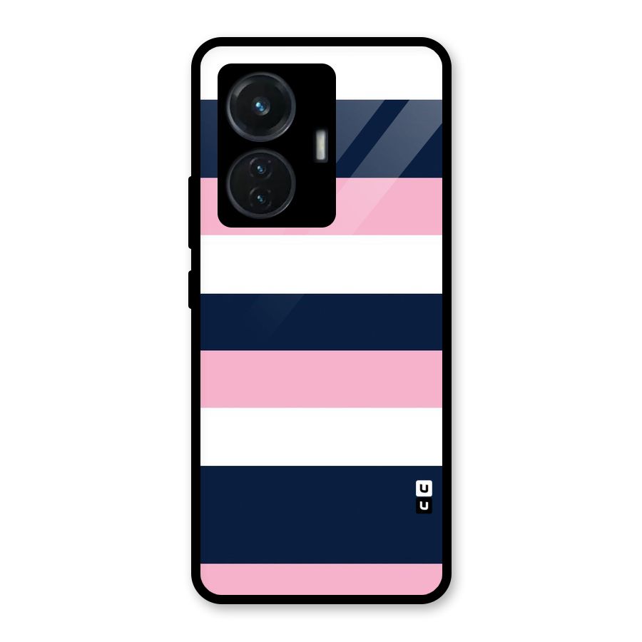 Play In Pastels Glass Back Case for Vivo T1 44W