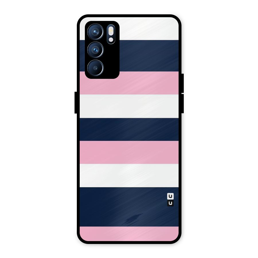 Play In Pastels Metal Back Case for Oppo Reno6 5G