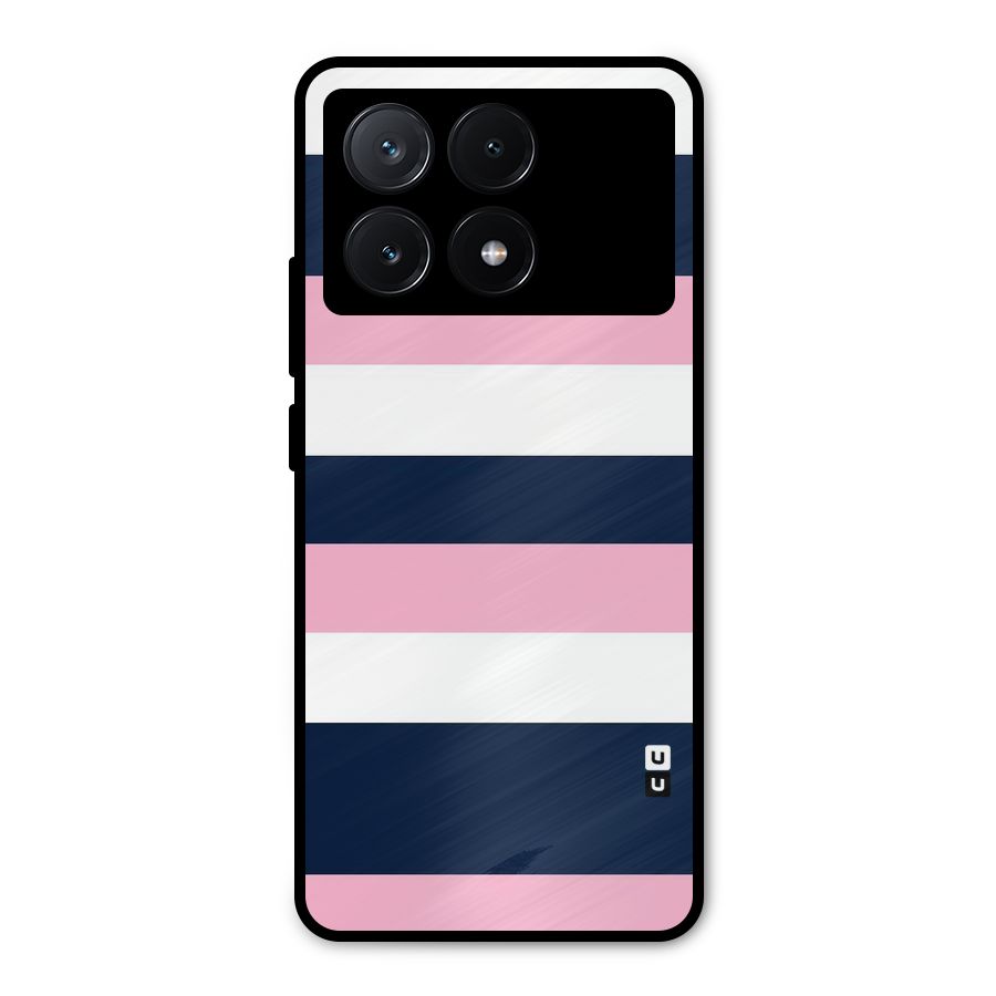 Play In Pastels Metal Back Case for Poco X6 Pro