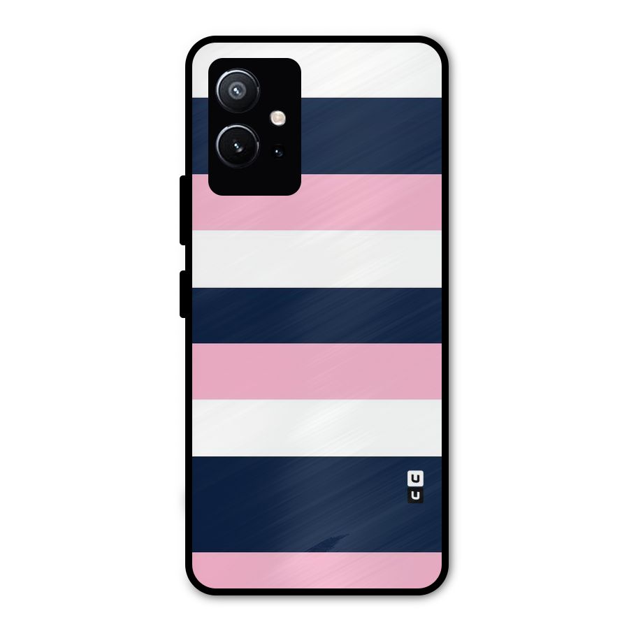 Play In Pastels Metal Back Case for Vivo T1 5G