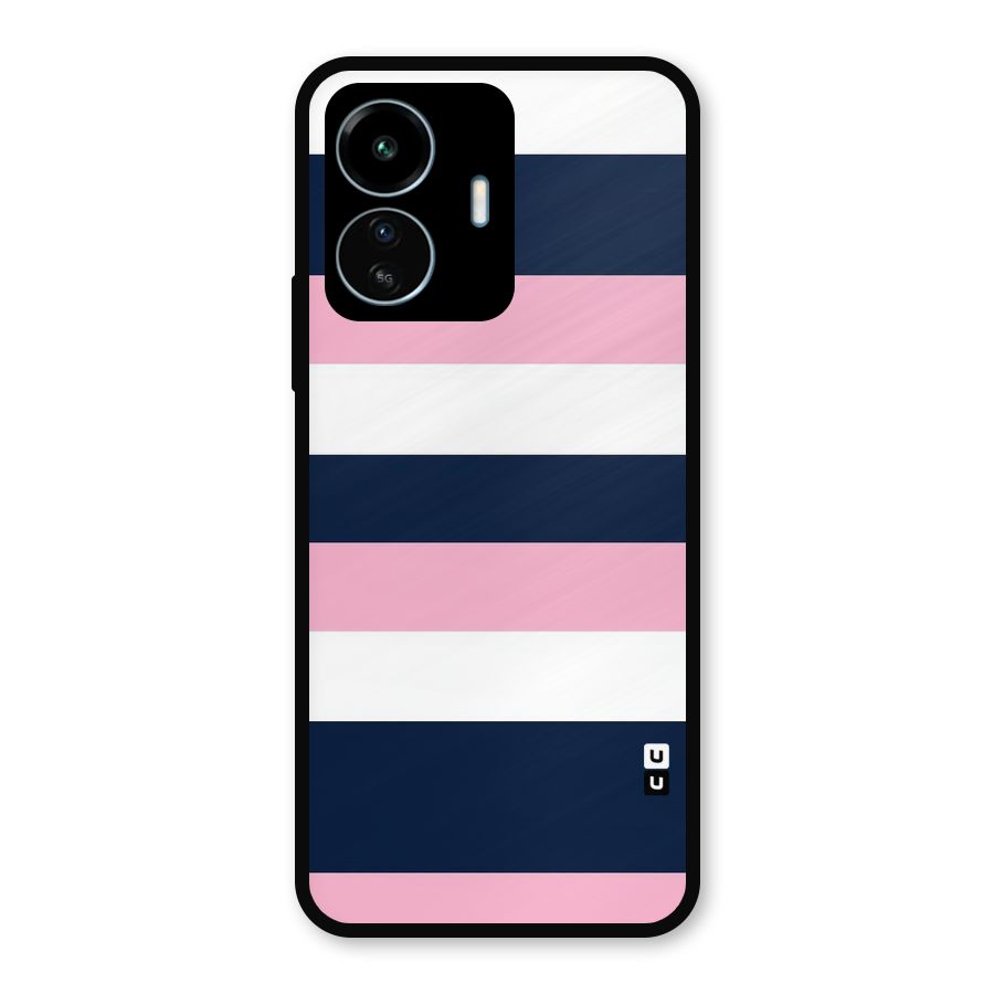 Play In Pastels Metal Back Case for vivo iQOO Z6 Lite 5G