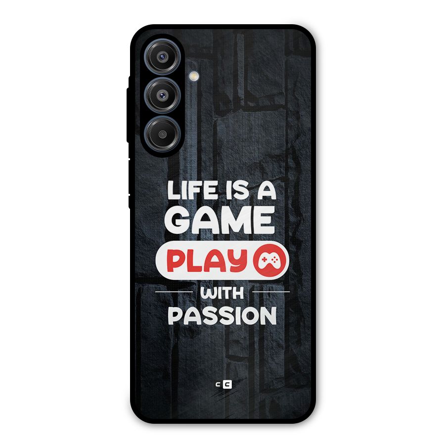 Play With Passion Metal Back Case for Galaxy A16 5G