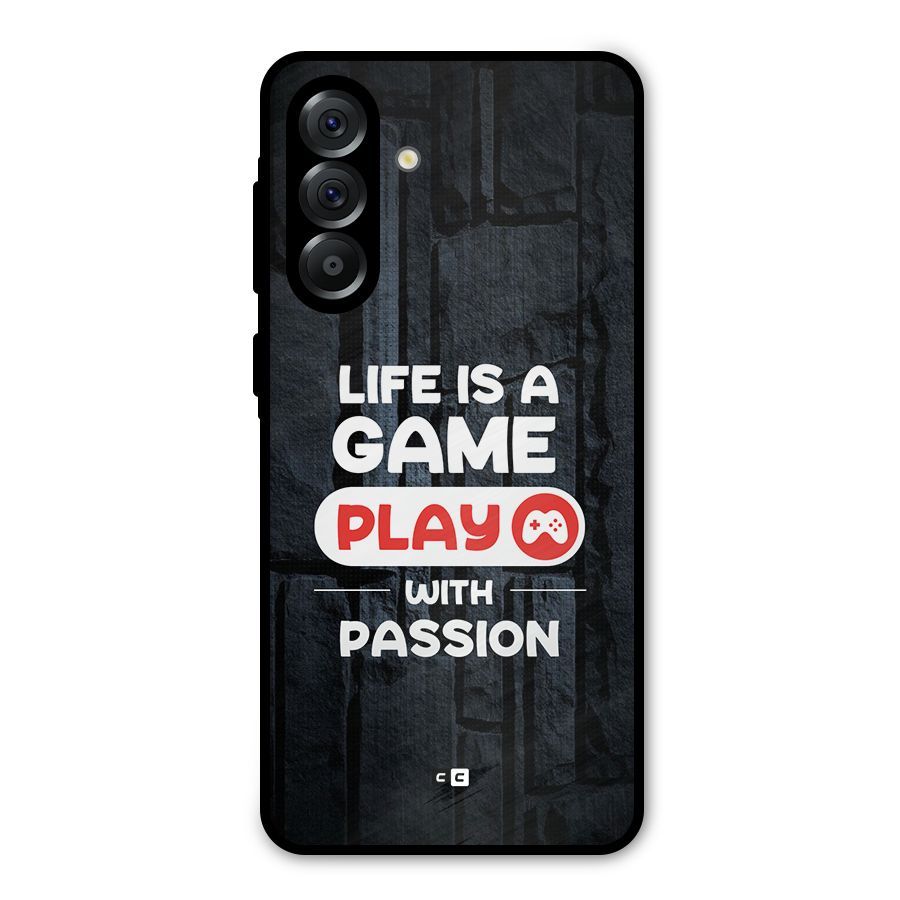 Play With Passion Metal Back Case for Galaxy A56