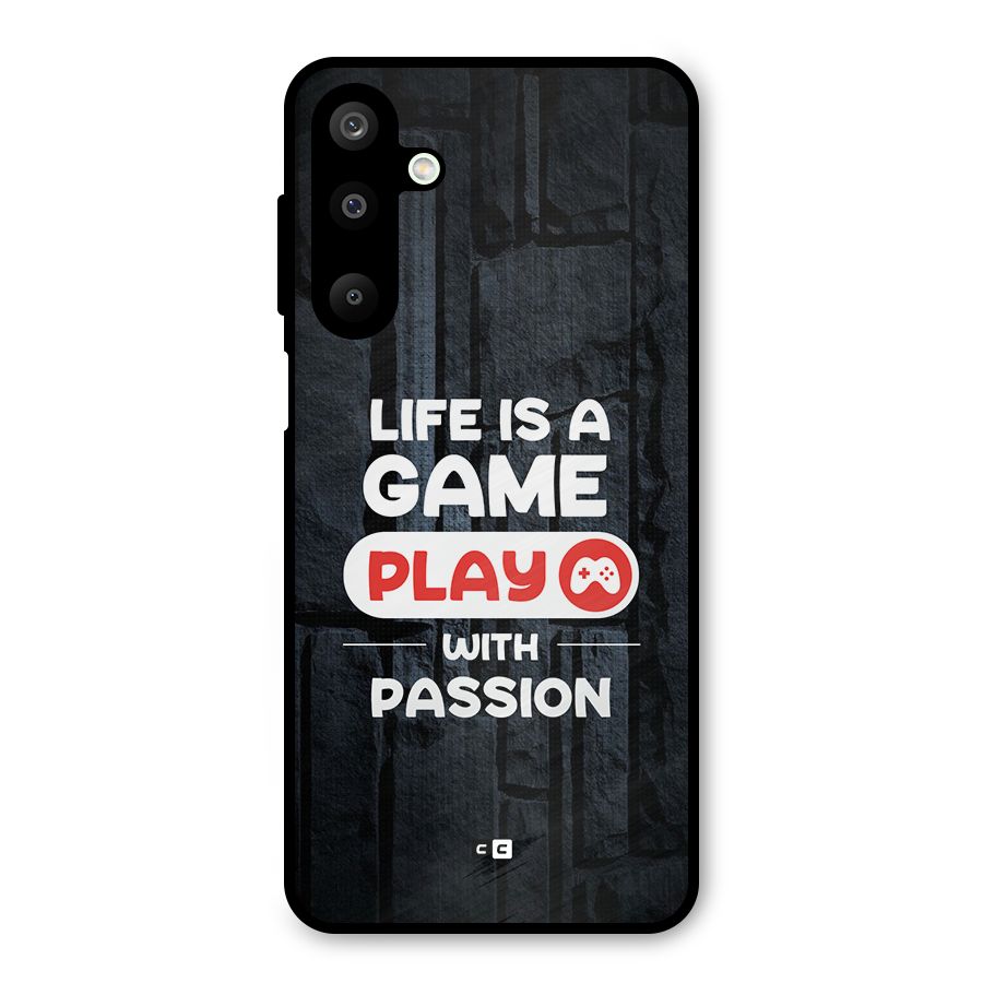 Play With Passion Metal Back Case for Galaxy M16