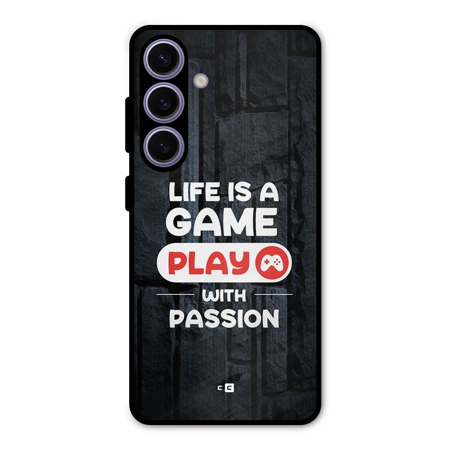 Play With Passion Metal Back Case for Galaxy S24