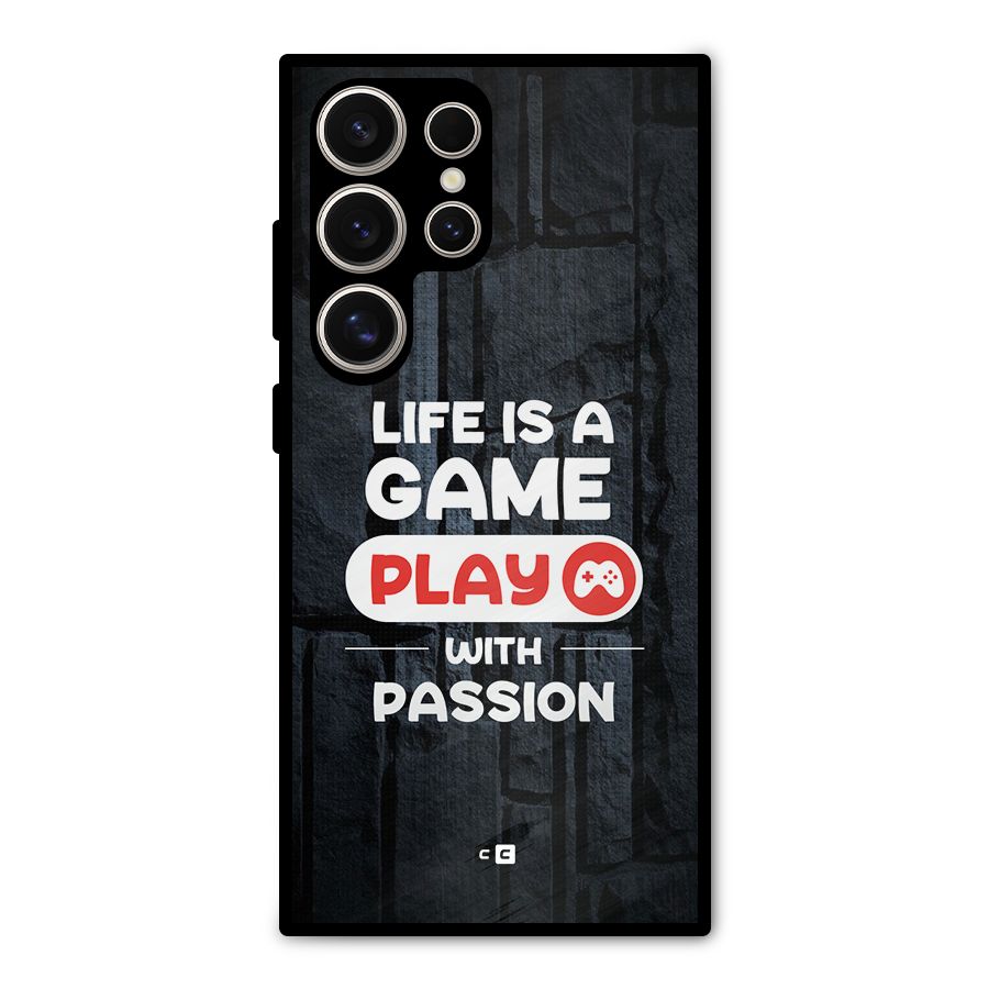 Play With Passion Metal Back Case for Galaxy S24 Ultra