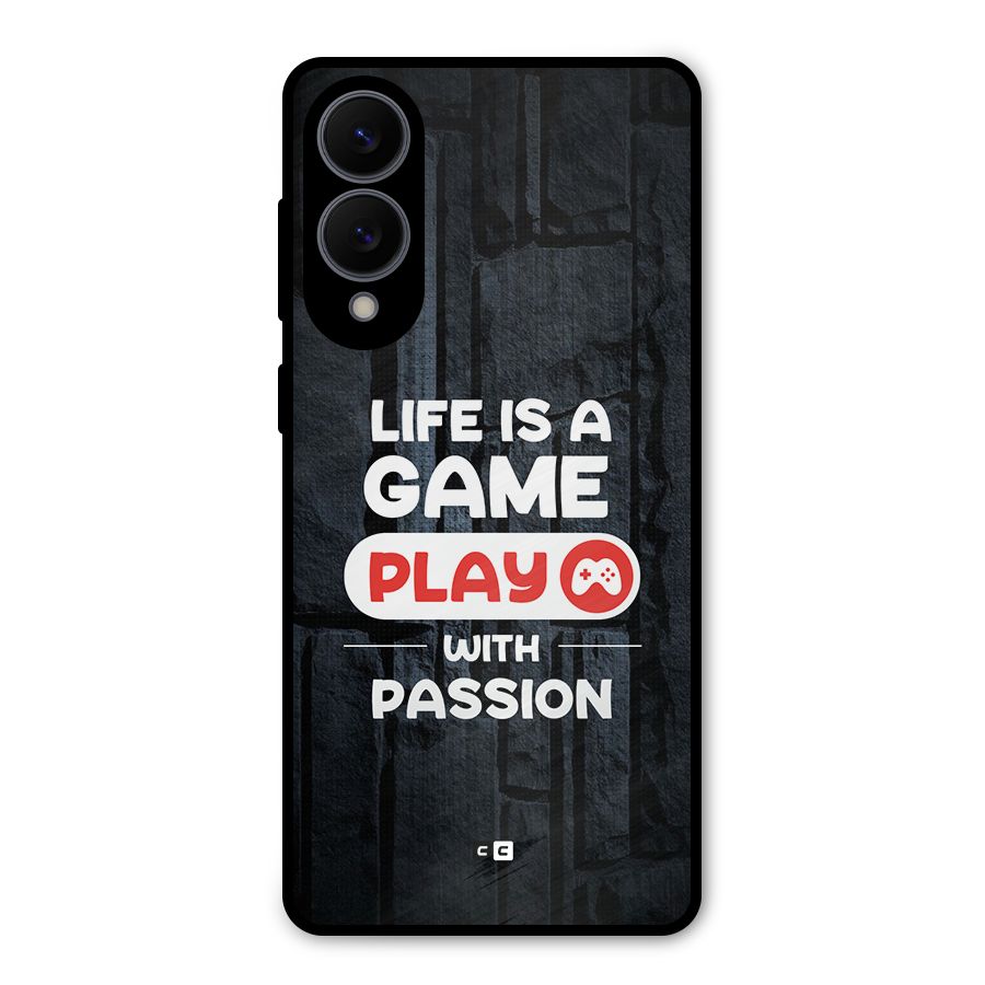Play With Passion Metal Back Case for Galaxy S25 Edge