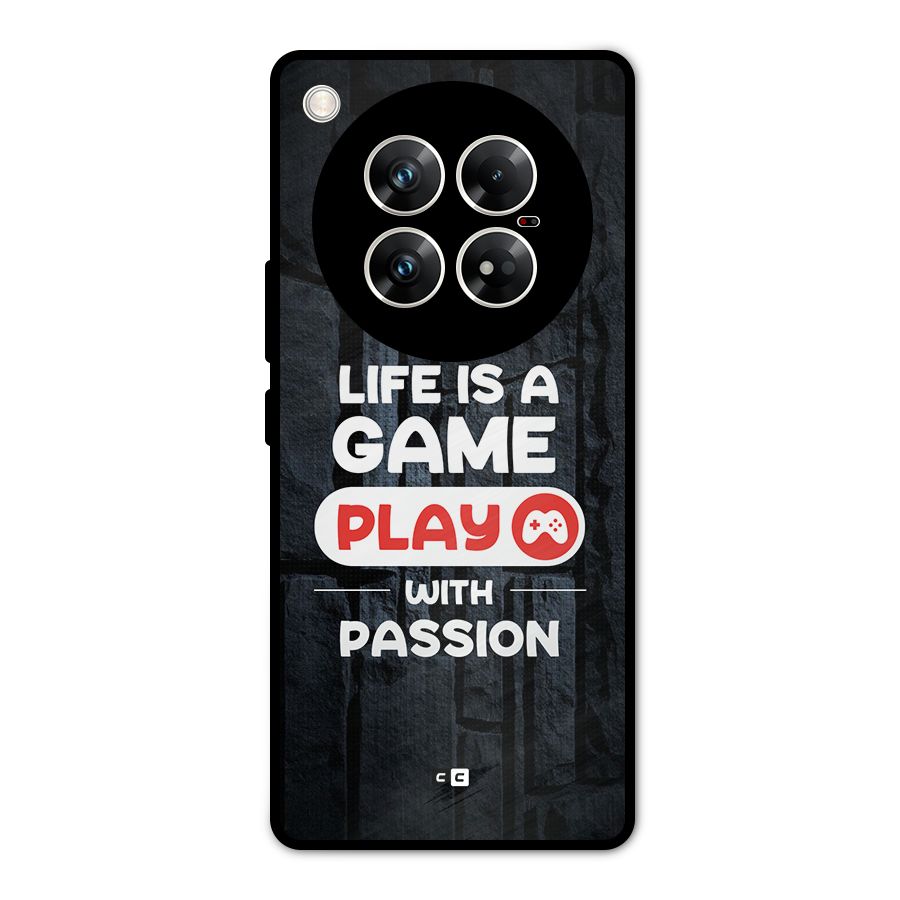 Play With Passion Metal Back Case for Infinix Zero 40 5G