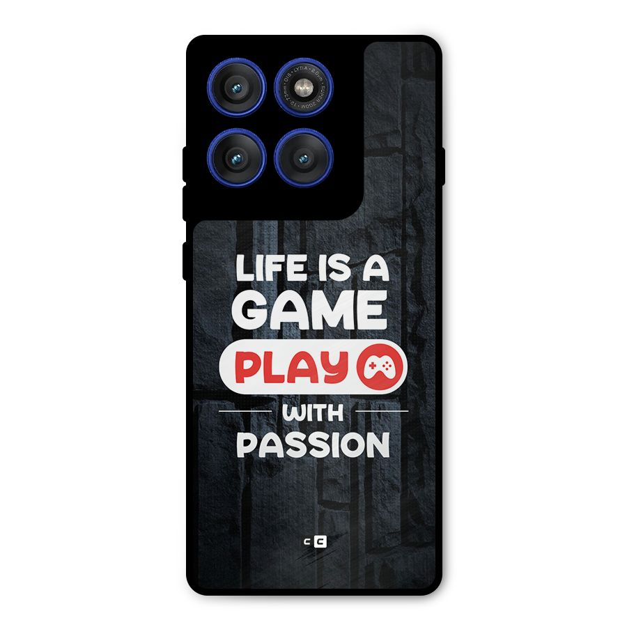Play With Passion Metal Back Case for Motorola Edge 60 Pro