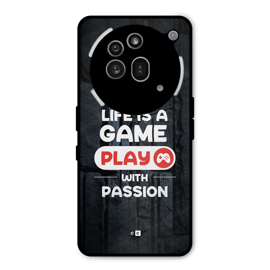 Play With Passion Metal Back Case for Nothing Phone 3a Pro