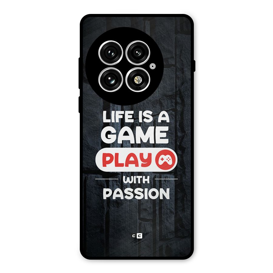 Play With Passion Metal Back Case for OnePlus 13