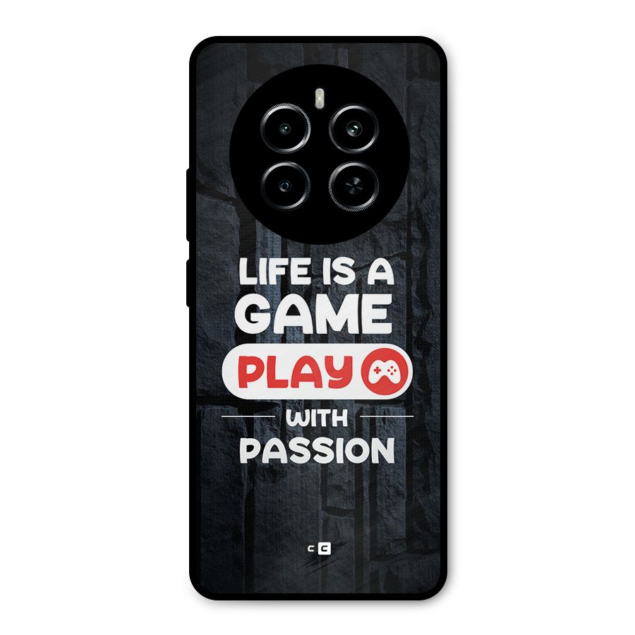Play With Passion Metal Back Case for Realme P1
