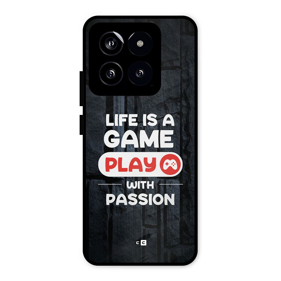Play With Passion Metal Back Case for Xiaomi 14