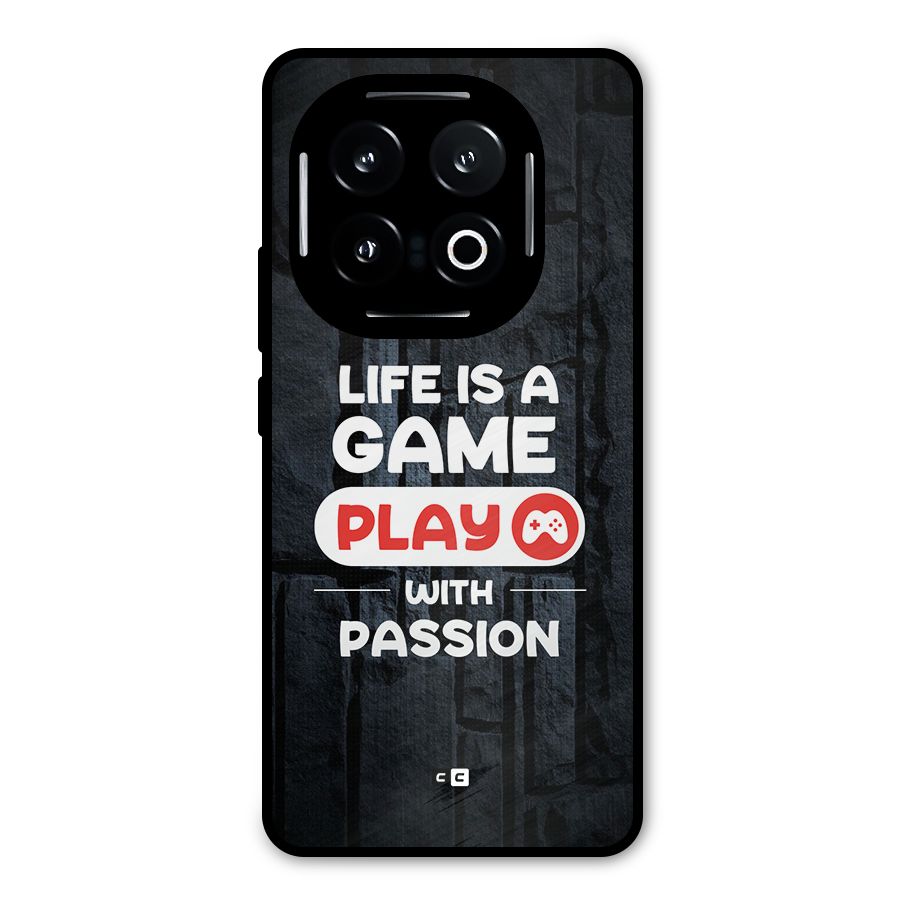 Play With Passion Metal Back Case for iQOO 13