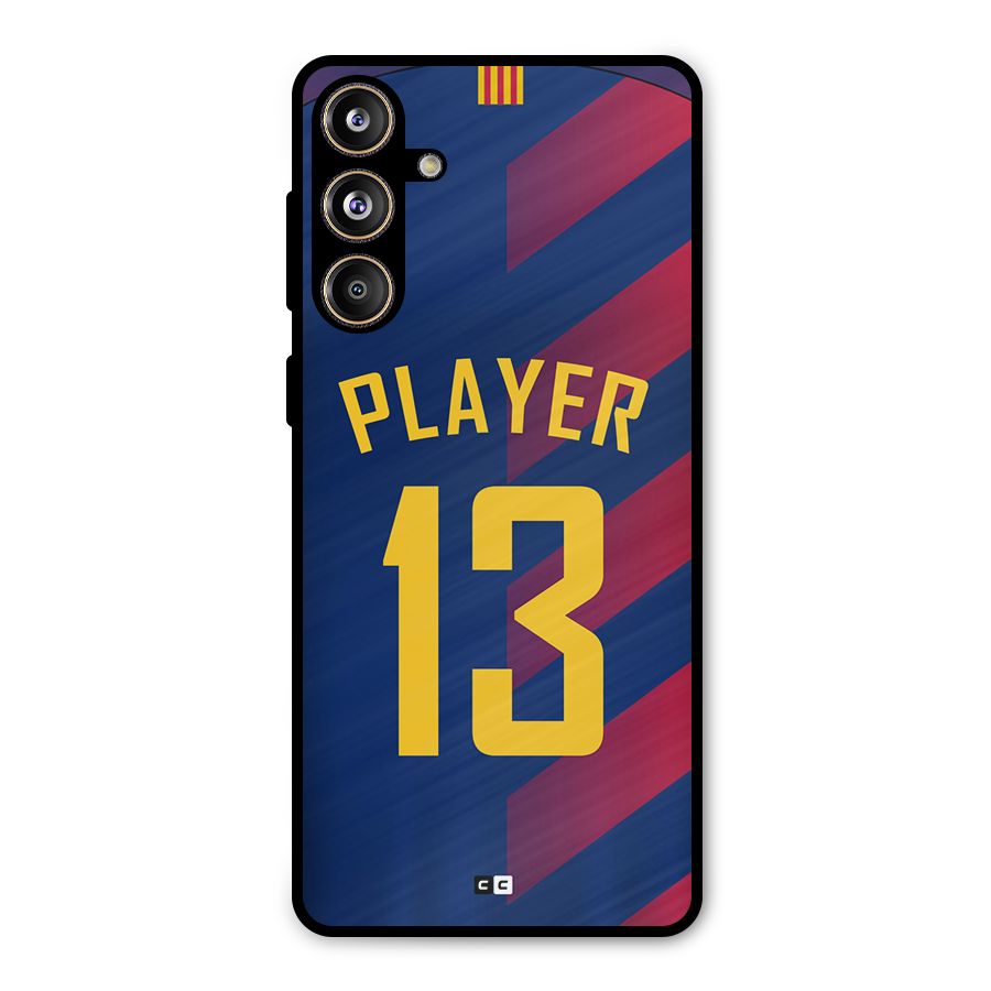 Player Thirteen Metal Back Case for Galaxy F55